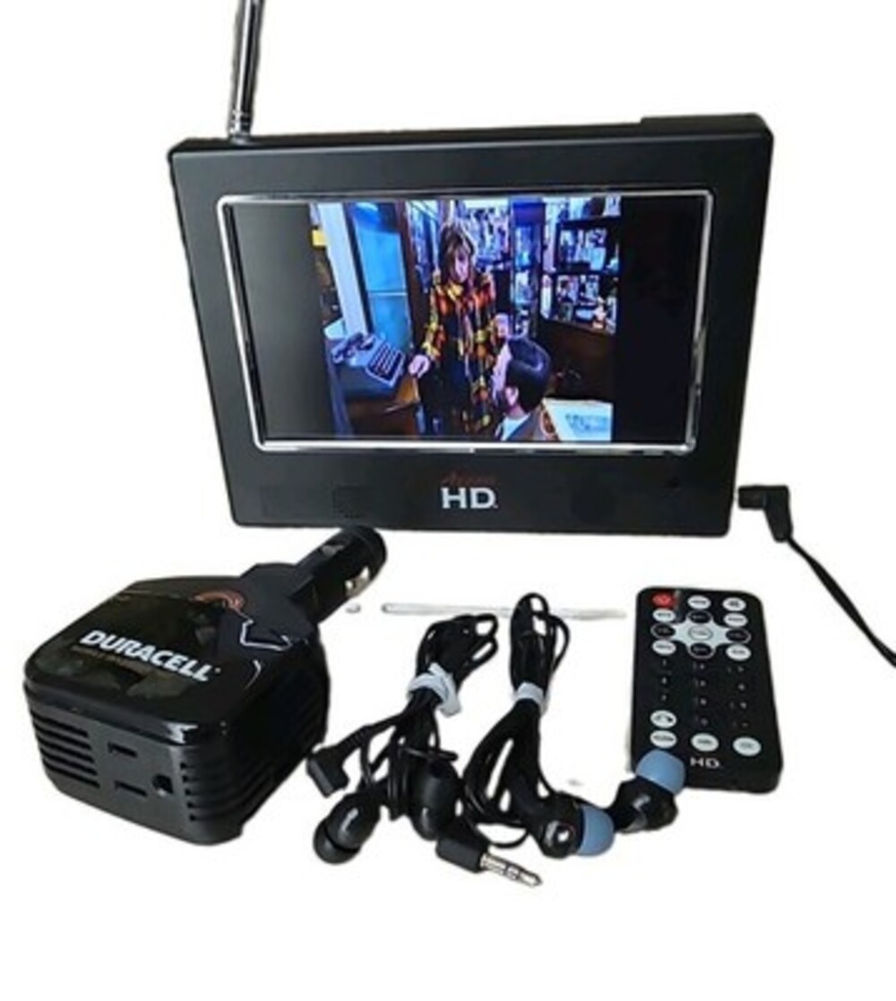 Access Portable Handheld 7" Digital TV Remote Earbuds Pack